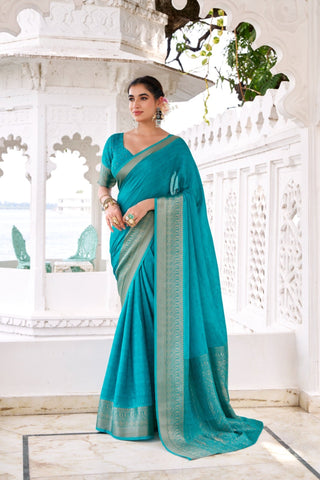 Chinon Saree With Zari Weaving Explore Acriine Ethnic Collection