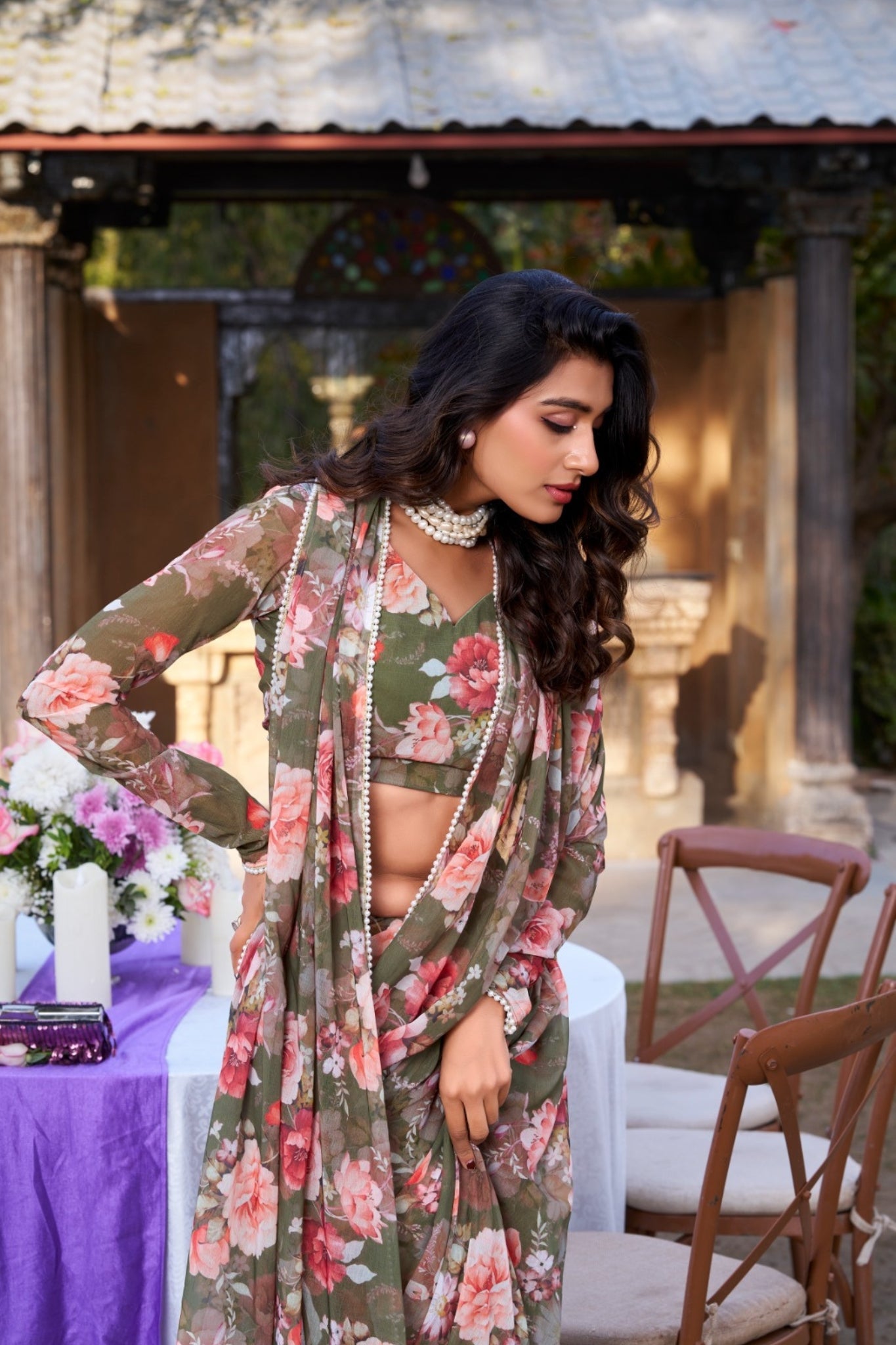 Pearl Elegance Saree Ethnic Wear Collection By Acriine