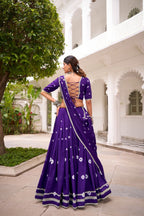 Traditional Bandhej Print Pure Chanderi Beautiful lehenga Choli