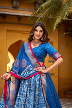 Heritage Batik Dola Silk Lehenga Choli