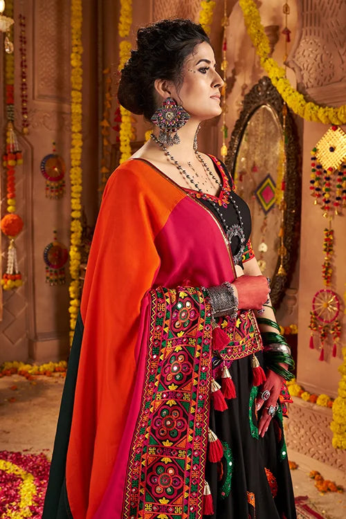 Black Color Traditional Chaniya Choli for Navratri
