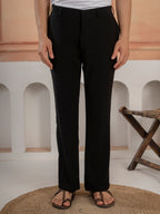 Black Bell Bottom Pajama For Men
