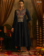 Black Handwork Gown Navratri Outfit | Tulip Designer