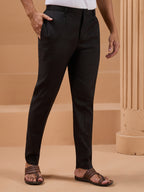 
Black Color Embroidered and Sequence Mens Kurta Jacket and Pant Set