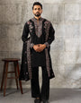 Shahi Black Japanese Lachka Festive Kurta Dupatta Pant Set