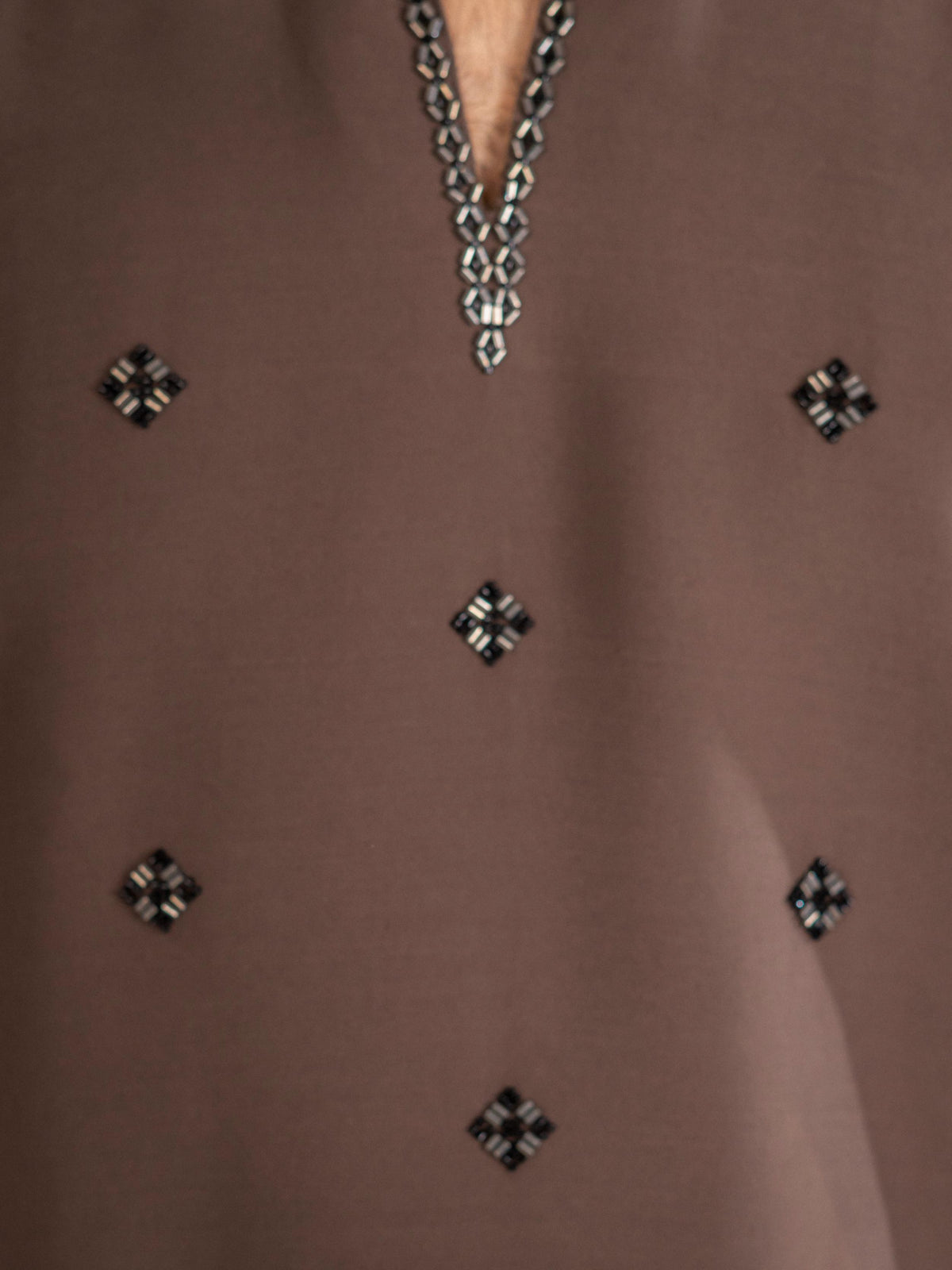 Brown Japanese Armani Beads Mens Kurta | Tulip Designer
