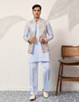 Luxury Carnival Function Special Mens Wear Koti Kurta Set