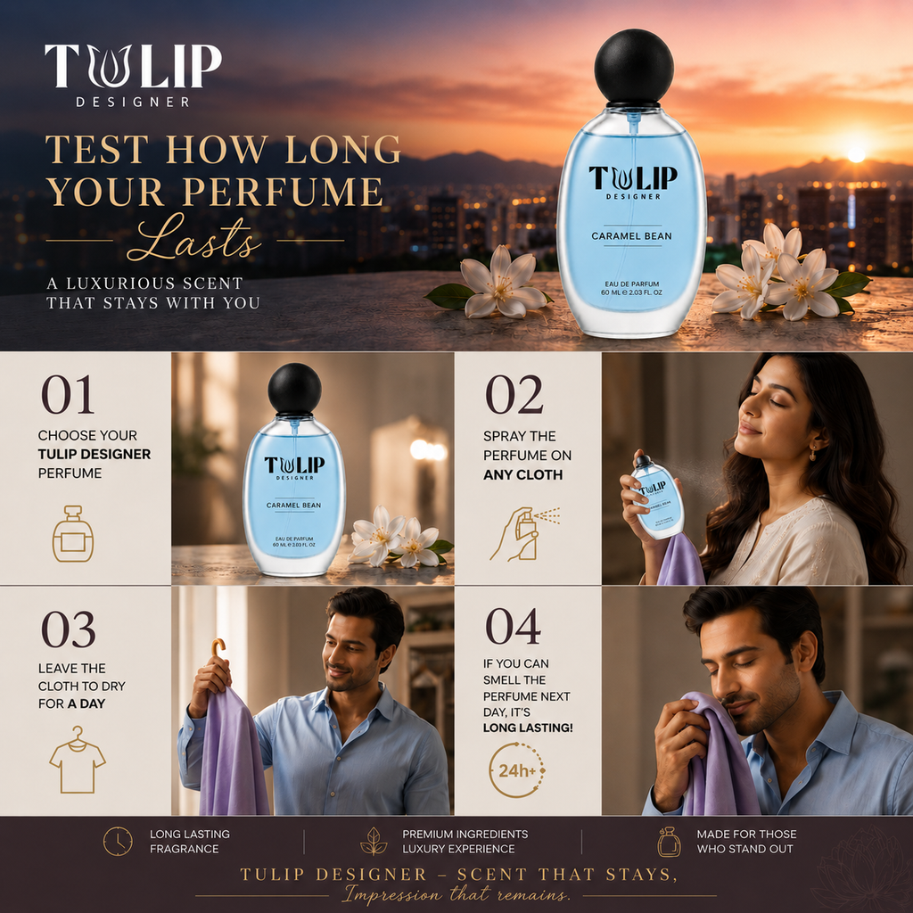 Caramel Bean Gourmand Perfume for Women & Men | Coffee Caramel Fragrance | Tulip Designer