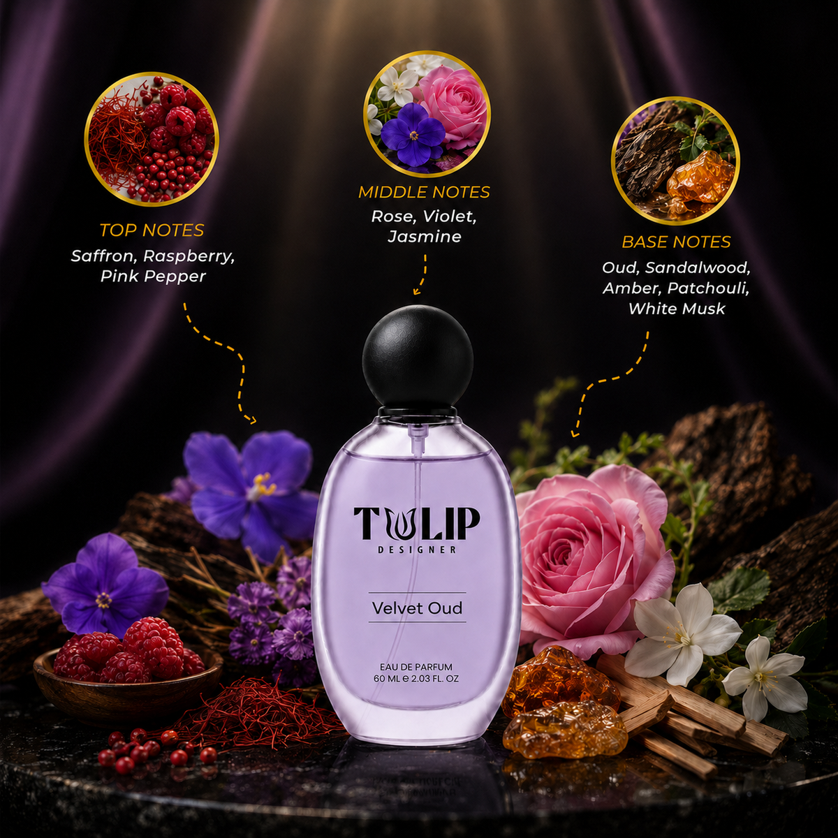 Velvet Oud Eau de Parfum | Tulip Designer