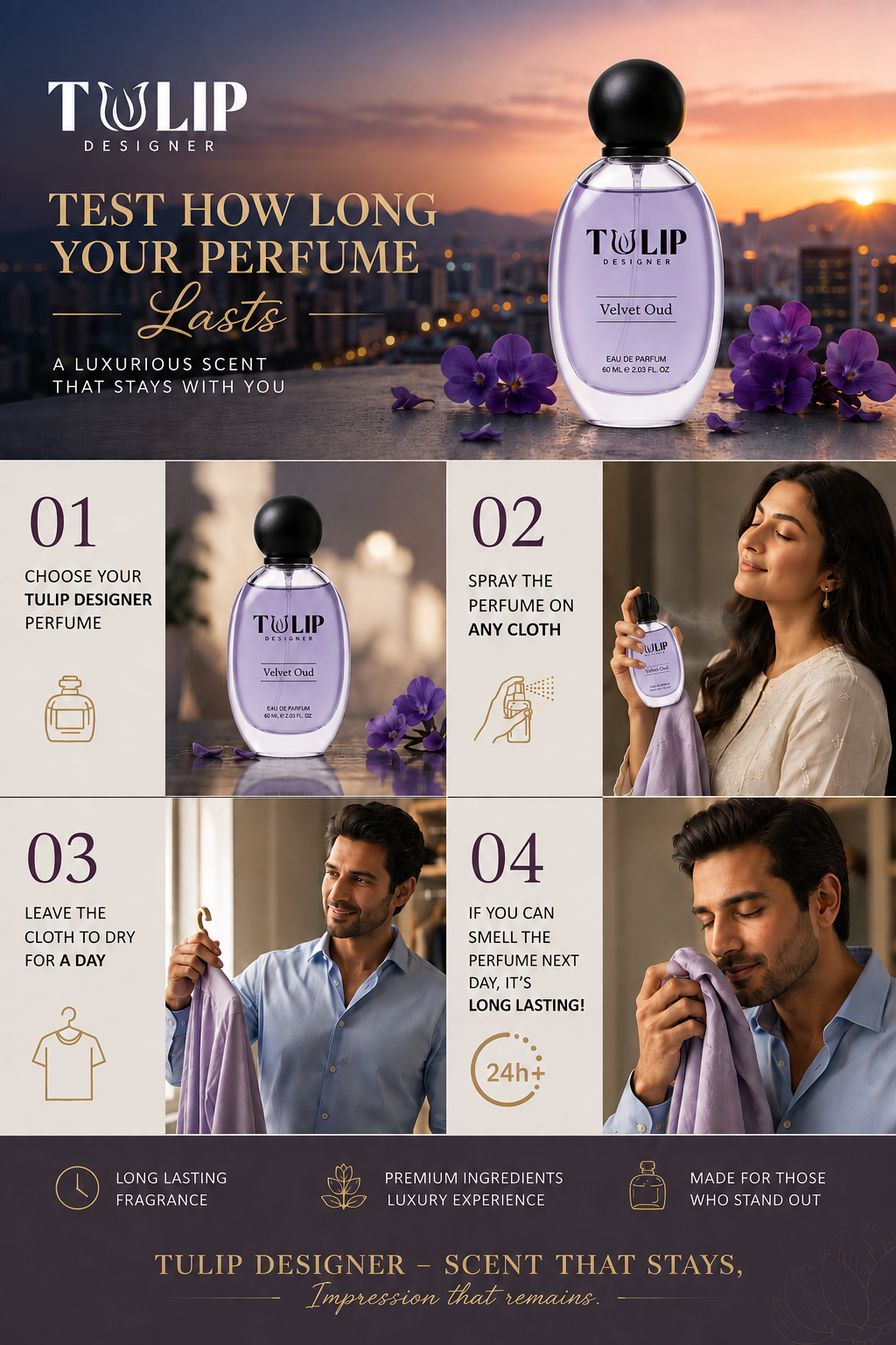 Velvet Oud Eau de Parfum | Tulip Designer