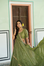 Luxury Chinon Heavy Flair Lehenga Collection for Special Occasions
