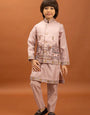 Classic Pink Koti Kurta Set for Kids 6-12 Yrs