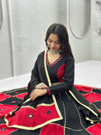 Garba Special Cotton Mirror Gota Patti Lehenga Set | Tulip Designer
