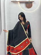 Garba Special Cotton Mirror Gota Patti Lehenga Set | Tulip Designer
