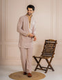 Classy Cream Armani Thread Kurta Set | Tulip Designer