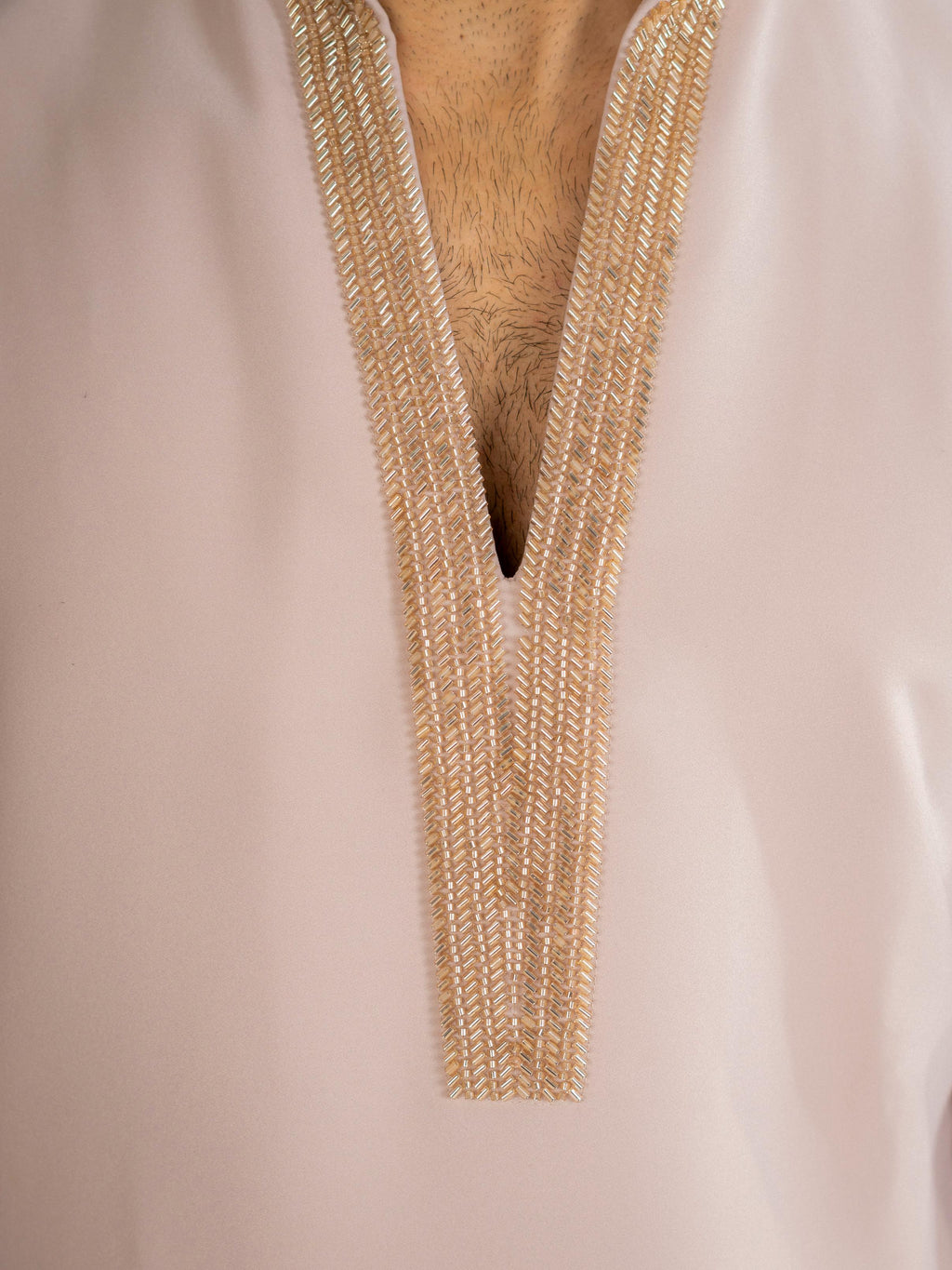 Classy Cream Armani Thread Kurta Set | Tulip Designer
