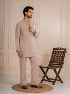 Classy Cream Armani Thread Kurta Set | Tulip Designer
