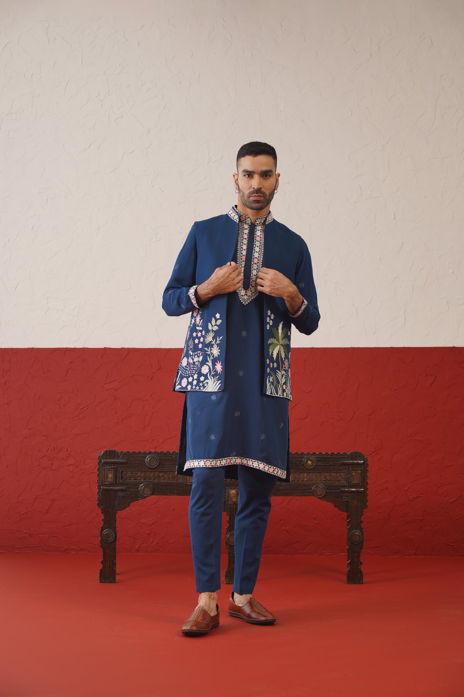 Tanmay Jacket Kurta Set