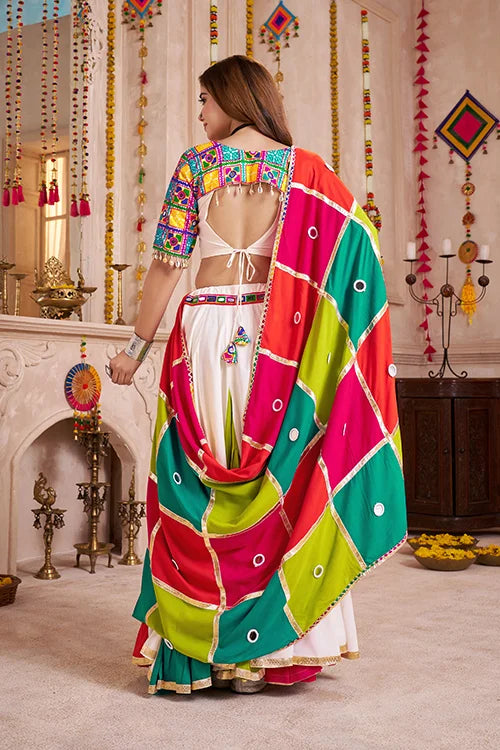 Premium Multi Color Embroidered Chaniya Choli Set for Navratri