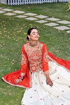 Elegant Tissue Silk Lehenga with Embroidered Kurti & Dupatta Set
