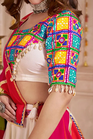 Premium Multi Color Embroidered Chaniya Choli Set for Navratri
