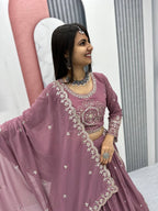 Beautiful Faux Georgette Ready to Wear Lehenga Choli
