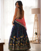 Premium Faux Georgette with Thread with Sequence work Lehenga Choli Set