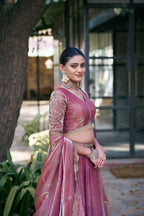 Festive Wear Fendi Thread Embroidered Lehenga Set for Women
