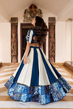 Festive Printed Mirror Lehenga Set | Tulip Designer