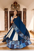 Festive Printed Mirror Lehenga Set | Tulip Designer