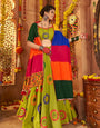 Vibrant Green Best Chaniya Choli for Navratri Garba