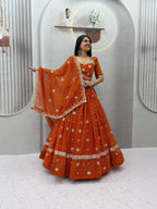 Garba Georgette Shivansh Work Lehenga Set | Tulip Designer
