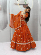 Garba Georgette Shivansh Work Lehenga Set | Tulip Designer
