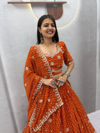 Garba Georgette Shivansh Work Lehenga Set | Tulip Designer

