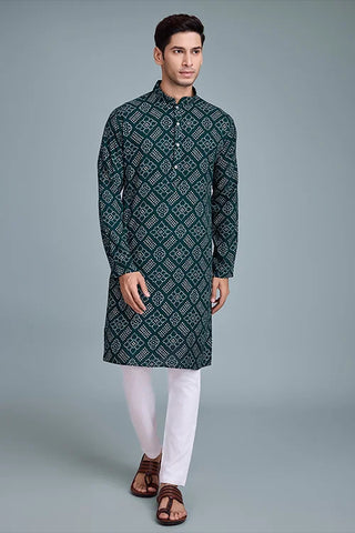 Designer Printed Men's Kurtas for Navratri Garba Festive Season