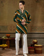 Green Rayon Mirror Kurta Set | Tulip Designer