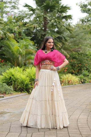 Standard Frill Design Navratri Lehenga Choli