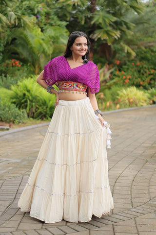 Standard Frill Design Navratri Lehenga Choli