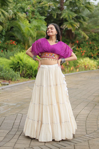 Standard Frill Design Navratri Lehenga Choli