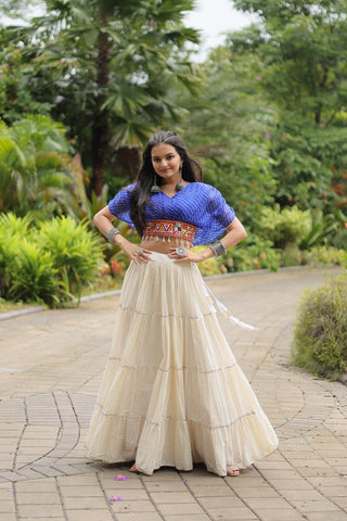 Standard Frill Design Navratri Lehenga Choli