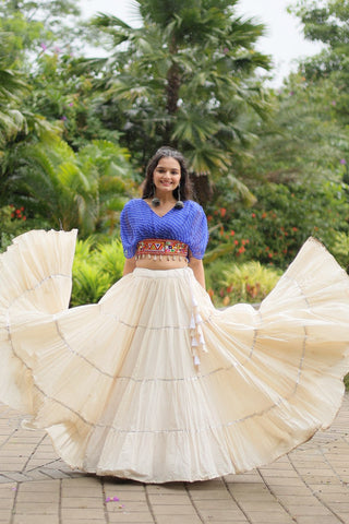 Standard Frill Design Navratri Lehenga Choli