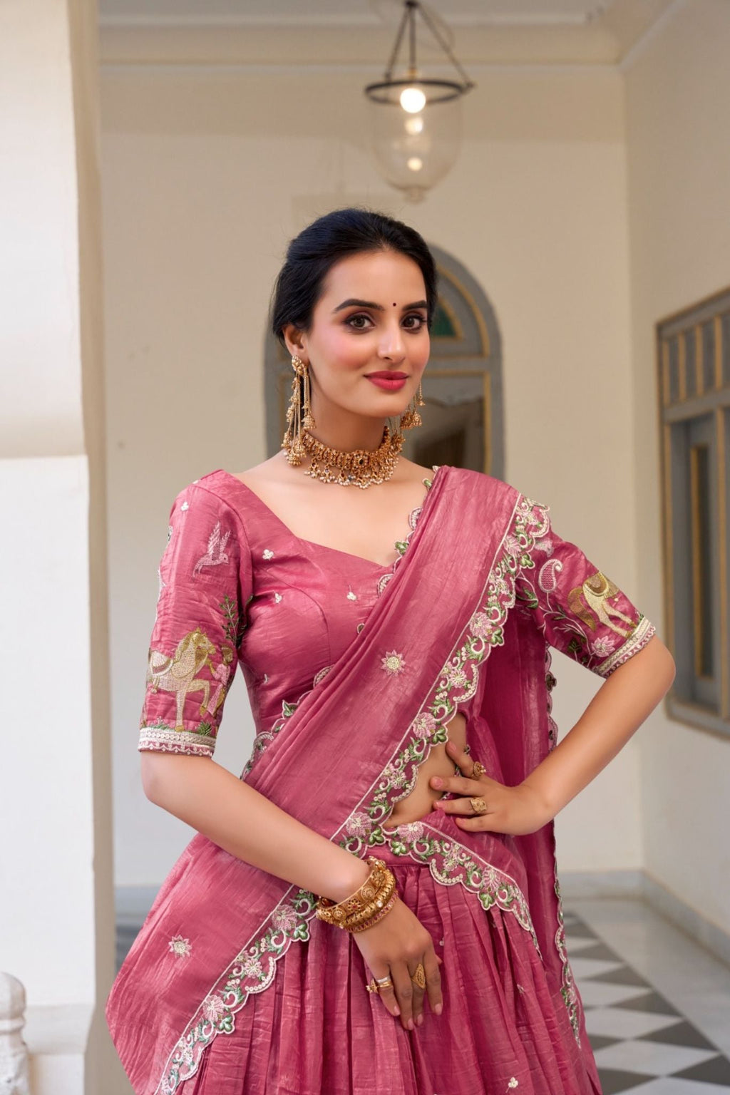 Traditional Indian Ensemble Beautiful Lehenga Choli