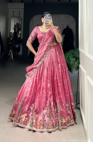 Traditional Indian Ensemble Beautiful Lehenga Choli
