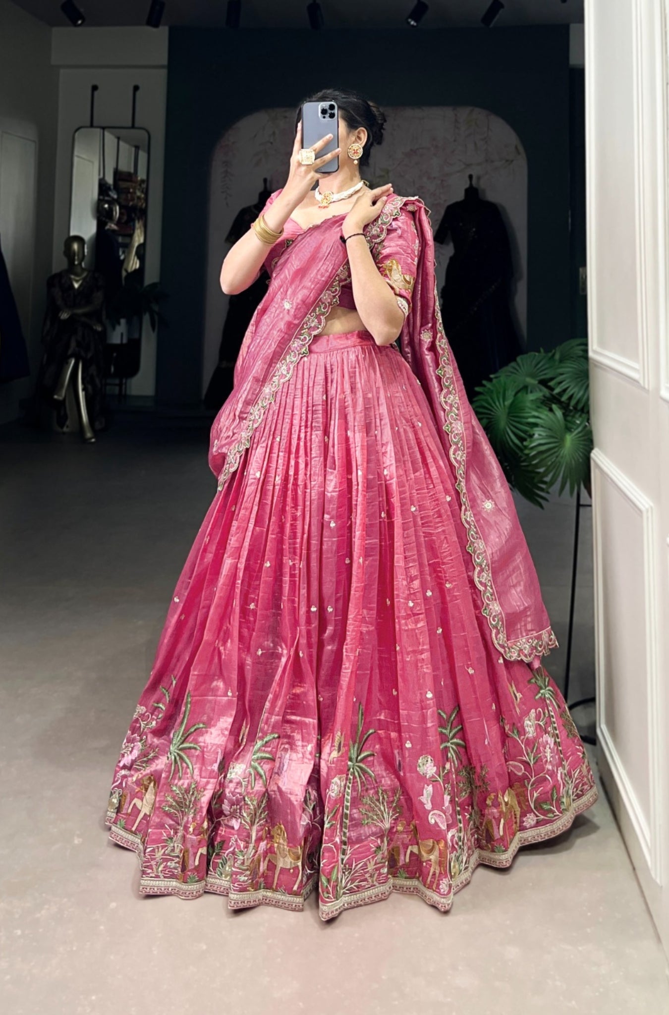 Traditional Indian Ensemble Beautiful Lehenga Choli