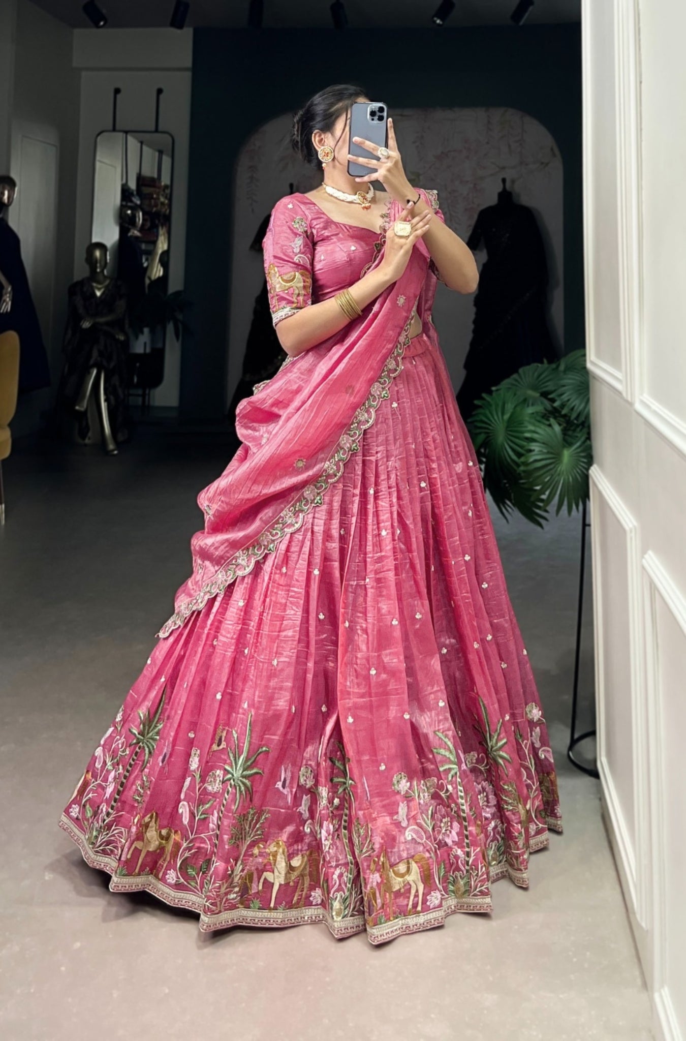 Traditional Indian Ensemble Beautiful Lehenga Choli