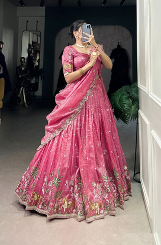 Traditional Indian Ensemble Beautiful Lehenga Choli