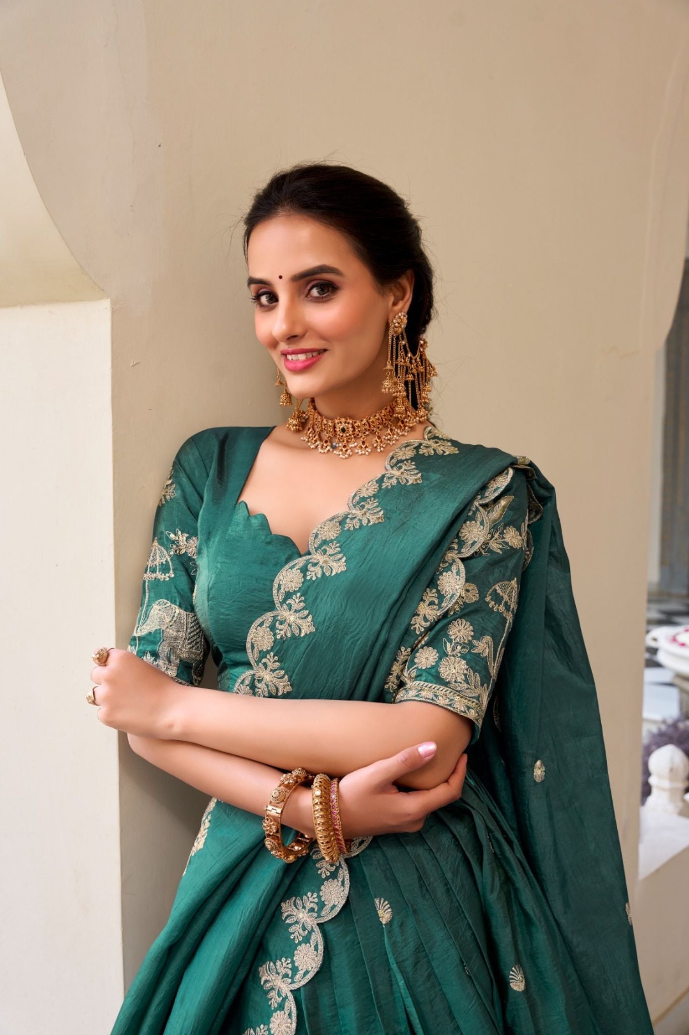 Traditional Indian Ensemble Beautiful Lehenga Choli