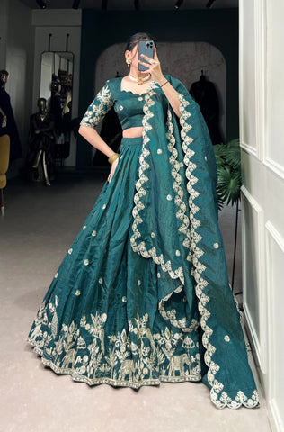 Traditional Indian Ensemble Beautiful Lehenga Choli