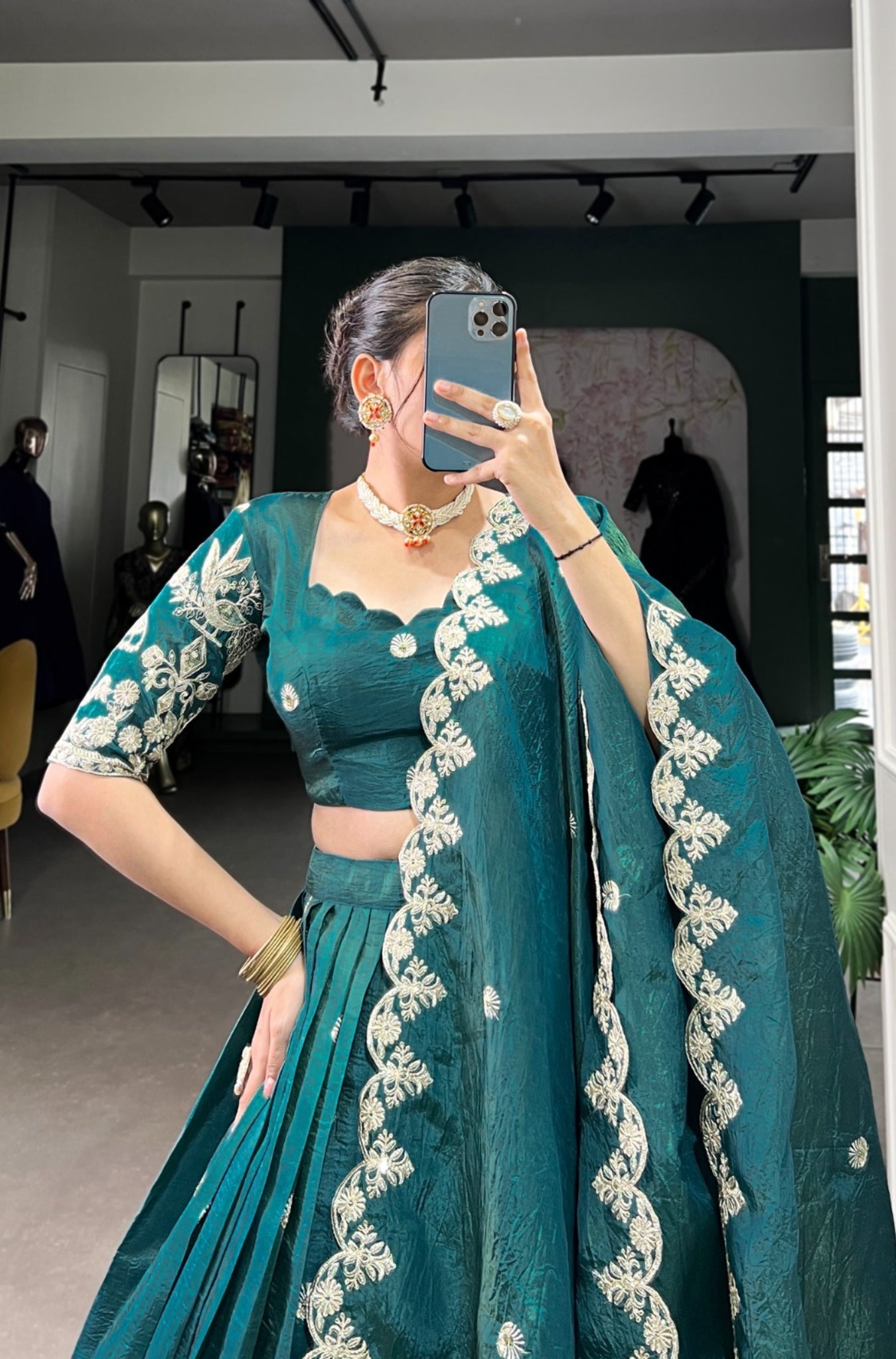 Traditional Indian Ensemble Beautiful Lehenga Choli