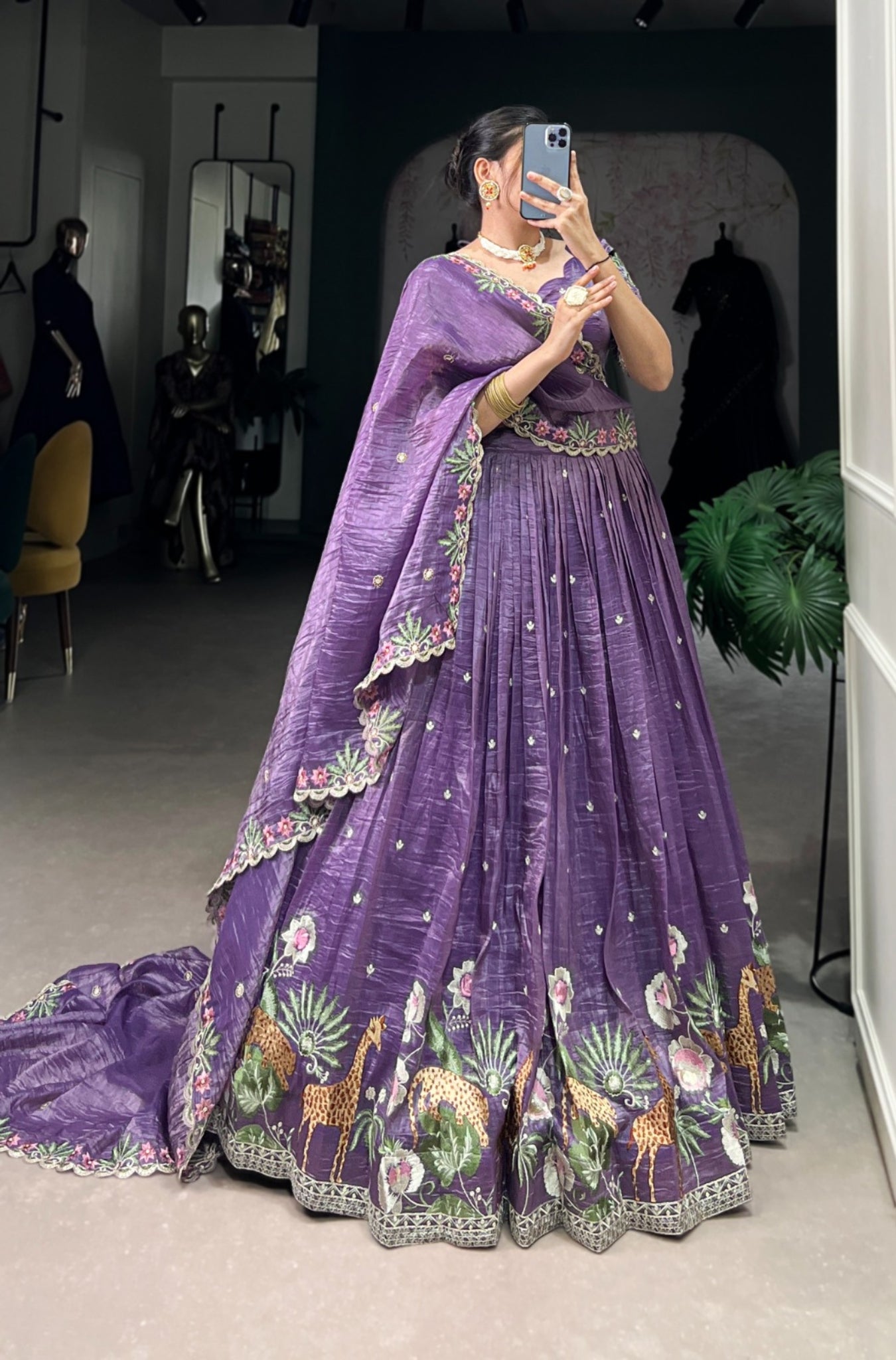 Traditional Indian Ensemble Beautiful Lehenga Choli